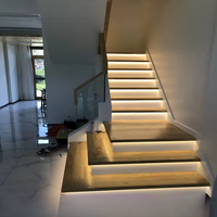 Kit d'éclairage d'escalier intelligent à LED avec capteur de mouvement intégré, contrôle par application, 3000K 4000K 6000K