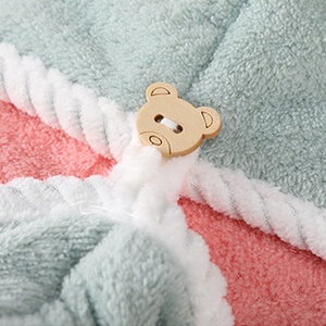 Toalla <span class=keywords><strong>de</strong></span> Secado <span class=keywords><strong>de</strong></span> Cabello <span class=keywords><strong>de</strong></span> Doble Capa para <span class=keywords><strong>Mujer</strong></span>, Gruesa, Absorbente, <span class=keywords><strong>de</strong></span> Terciopelo <span class=keywords><strong>de</strong></span> Coral Jacquard, Gorro <span class=keywords><strong>de</strong></span> Ducha, Logotipo Personalizable, Secado Rápido - Product Image 5