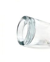 Carafe à liqueur en verre transparent carré de haute qualité avec bouchon en liège pour whisky, bourbon, spiritueux haut de gamme 500ml/700ml/750ml