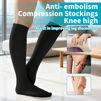 Bas anti-embolie de qualité médicale 13-18 mmHg, chaussettes de compression pour la récupération post-chirurgicale