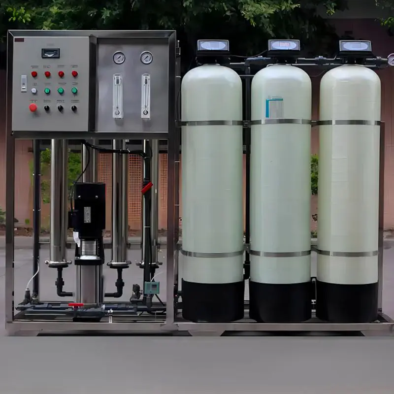 Sistema de tratamiento de agua Ro 2000L/hr completo 2T Planta de filtro de agua de ósmosis inversa Máquina Ro 2000 litros por hora Comercial