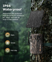 Caméra de chasse ST-HC828 à double objectif 4G GPS solaire CMOS IP66 étanche 12MP avec détection de mouvement PIR et vision nocturne HD