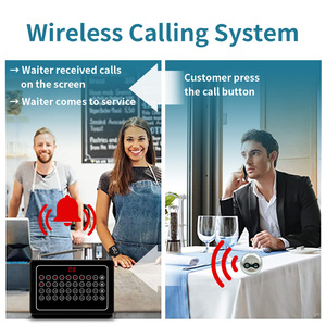 Không dây Bar & nhà hàng khách bảng cuộc gọi nút hát cuộc gọi không dây hệ thống gọi điện thoại cho nhà hàng - Product Image 5