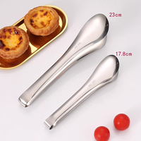 Pinces de cuisine en acier inoxydable pour barbecue, idéales pour les buffets, restaurants et cuisines, compatibles lave-vaisselle