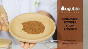 Aogubio Poudre de cannelle instantanée naturelle Prix d'usine Supplément à base de plantes Cassia Cannelle - Product Image 2