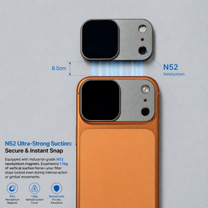 Protection d'objectif d'appareil photo en verre trempé AR AF à couverture complète avec filtre magnétique professionnel, dureté 9H, sans vignettage, <span class=keywords><strong>prix</strong></span> usine - Product Image 3
