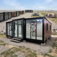 Bureau modulaire préfabriqué DIY 20FT 40FT, bâtiment de bureau portable et extensible pour projets de construction et commerciaux