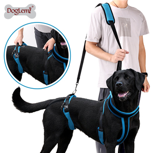Hundegeschirr ohne Zugkraft, Hunde-Tragegeschirr mit PU-Griff, Aufhängungsgurt für Rehabilitation, Spaziergänge und Hebeunterstützung - Product Image 1