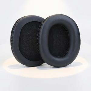 Coussinets d'oreille en cuir froissé effet peau de grenouille pour Sony MDR-7506 MDR-V6 MDR-CD900ST, coussinets de remplacement à texture originale - Product Image 5