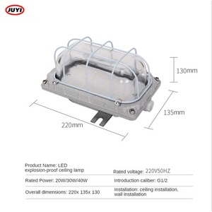 Lampe pendante incandescente à service personnalisé Prévention de la corrosion en aluminium Lumière LED incandescente pour bateau - Product Image 4
