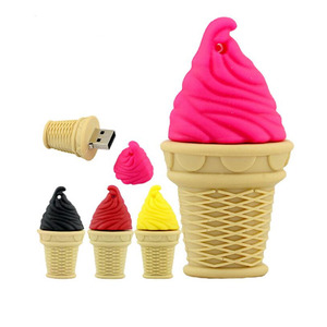 Usb forma dibujos animados Mini Thumbdrives comida Pen Drive de Chocolate de silicona helado Usb Flash Drive - Product Image 4