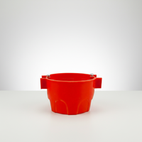 Boîte de jonction de type européen pour interrupteur et prise, fixation par vis, panneau conjoint, protection PVC V0