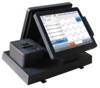 Terminal de point de vente (TPV) avancé de 12 pouces avec clavier Full HD, Android, Linux, Windows, caisse enregistreuse électronique, écran tactile, en stock
