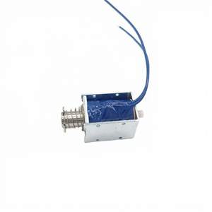 Solenoide de Empuje y Tracción <span class=keywords><strong>Cixin</strong></span> U1240S de 10 mm de Carrera Larga, CC 12V/24V, con Montaje Roscado para Equipos de Automatización - Product Image 1