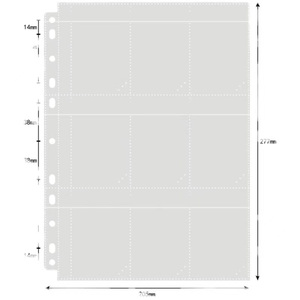 4 9 túi lưu trữ thẻ Album trang photocard tay áo bảo vệ bóng chày Tay áo chất kết dính tờ - Product Image 6