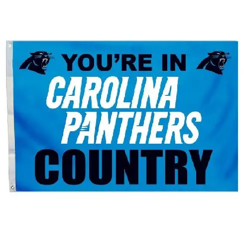 Nuovo Design NFL Carolina pantere 100D poliestere bandiera singola bandiera