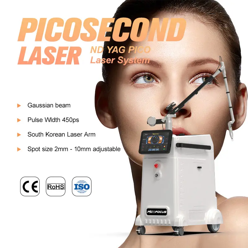 Medical Level Picosecond Laser Pico Laser Beauty Equipment Tattoo Removal Machine