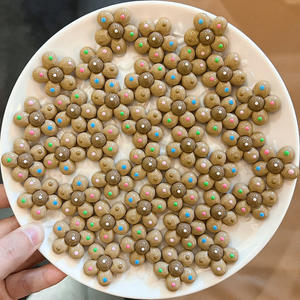 Vente en gros Kit de bricolage à pois et à fleurs Chip Accessoires de cheveux mignons pour attaches à cheveux faites à la main Décorations pour étui de téléphone - Product Image 5