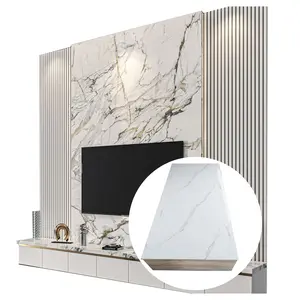 New Design 1220x2440 mm UV PVC Marble Sheet Wall Panel UV Marble Sheet