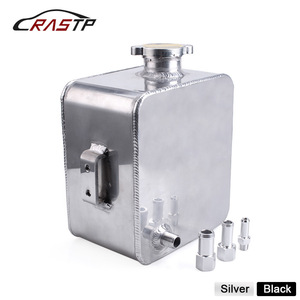 Aluminum Auxiliary Water Tank 2.5L Black And Silver For <b>Cooling</b> <b>System</b> Retrofit Upgrade - Product Image 2