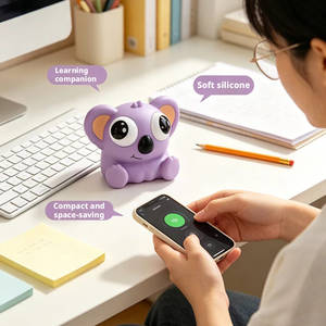 Nuevo Juguete Sensorial Koala con Ojos Saltones, Diseño Moderno y Lindo, Altavoz TWS, Regalo Personalizado para Fiestas de Cumpleaños - Product Image 4