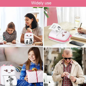 Mini Impresora de Bolsillo para Fotos, Portátil, sin Tinta, Térmica, para Imprimir Etiquetas y Papel Transfer, Inalámbrica, BT, 200dpi, Compatible con Android e IOS - Product Image 4