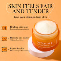 Crème Visage Bio Hydratante Éclaircissante à la Vitamine C, Anti-Taches Brunes, Nourrissante – Meilleure Vente