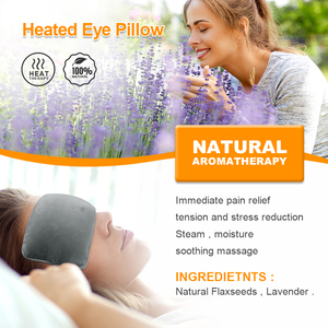 Pakcare Lavendel Verwarmde Slaapoogkussens Warm Koud Oog Kompres Gewogen Masker Voor Meditatie Revalidatie Therapie Benodigdheden - Product Image 4