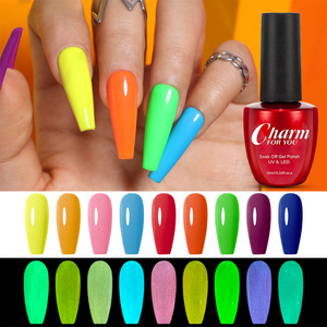 <span class=keywords><strong>Esmalte</strong></span> <span class=keywords><strong>de</strong></span> <span class=keywords><strong>Uñas</strong></span> Fluorescente <span class=keywords><strong>de</strong></span> 9 Colores que Brillan en la Oscuridad, Gel UV Luminoso para <span class=keywords><strong>Uñas</strong></span> - Product Image 2