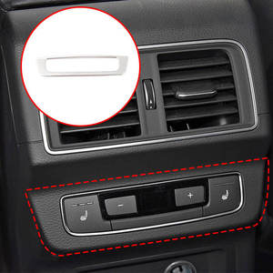 Marco Decorativo para Botón de Calefacción de Asiento Trasero de Acero Inoxidable, Modificación de Estilo Interior, Accesorios para <span class=keywords><strong>Auto</strong></span>, para Audi Q5L SUV 2018 - Product Image 1