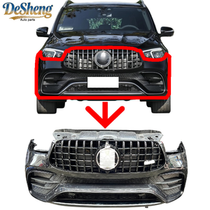 Qualité supérieure, pour <span class=keywords><strong>Mercedes</strong></span> BENZ GLE63, GLE350, GLE450, kit carrosserie, pare-chocs, calandre, radiateur, phares LED, garde-boue, best-seller. - Product Image 1