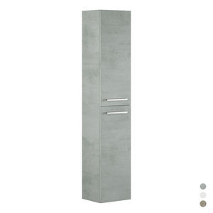 Columna suspendida para baño Athena 150x30x25 cm lacada en blanco con dos aberturas - Product Image 1