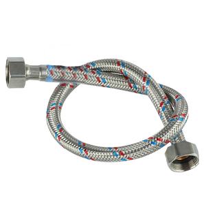 <span class=keywords><strong>Tuyau</strong></span> d'eau chaude et froide au design moderne avec tube intérieur en acier inoxydable 304 et EPDM raccord de lavabo de qualité pour salles de bains - Product Image 1