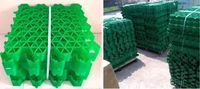 Calandre en plastique de 60mm, grille d'herbe pour le stationnement