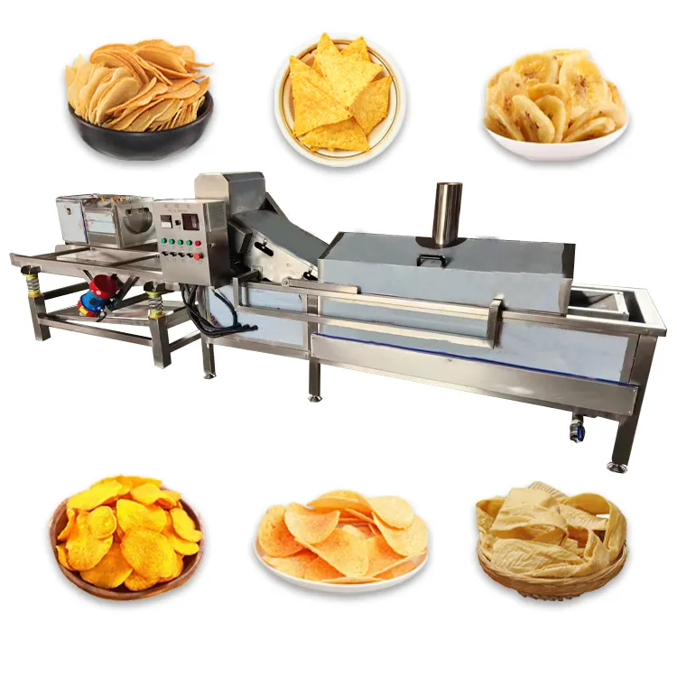 Automatic Continuous Groundnut Samosa Frying Fryer Machine Electric