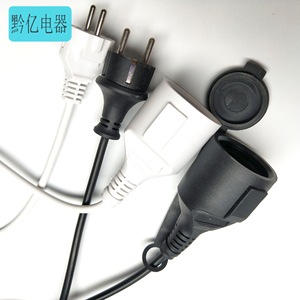 Cable de alimentación CA C19 a IEC 3A 12A IP65, cable de extensión SJTOW de PVC impermeable para maquinaria de exhibición de luces LED - Product Image 2