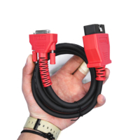 Cable de Diagnóstico Principal de 12V para MaxiSys 908, Adaptador OBD2 de 16 Pines y 2 Filas para MS905/908S, para VCI V2.0, Diagnóstico Completo del Sistema