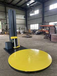 Volautomatische Verticale <span class=keywords><strong>Pallet</strong></span> Omsnoeringsmachine En <span class=keywords><strong>Pallet</strong></span> Rekfolie Wikkelmachine - Product Image 3