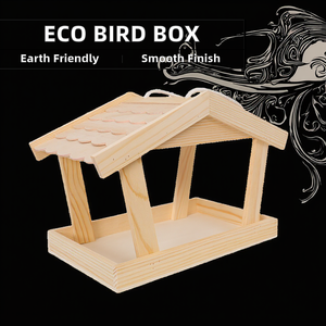 Caja para Pájaros Grande, Ecológica, Moderna, de Madera Pulida, Modelo Changzhou, para Jardín, Árboles, Decoración Navideña, Regalo - Product Image 2