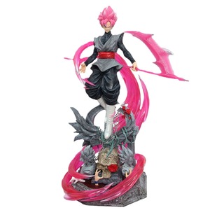 Figura de Anime de la Serie <span class=keywords><strong>Goku</strong></span> Cloud Rise, Super <span class=keywords><strong>Saiyan</strong></span> <span class=keywords><strong>Goku</strong></span> Rosa y Negro, Figura de Acción de PVC con Doble Cabeza, Modelo Coleccionable - Product Image 5