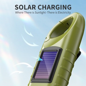Smiling Shark Solar Emergency <b>Light</b> LED Outdoor Camping Lamp <b>Waterproof</b> Portable With Handle - Product Image 3