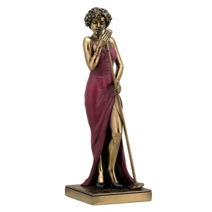 Decorazioni di angelo afroamericano all'ingrosso per figurine nere in resina per la decorazione domestica - Product Image 2