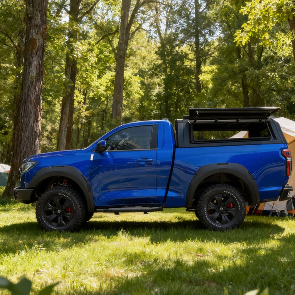 4x4 Waterproof Aluminum Alloy Steel Pickup Hardtop Topper Camper Truck ...