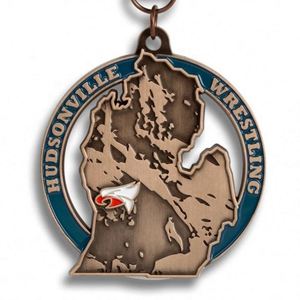 เหรียญกีฬา 3 มิติ รุ่นที่ระลึกสากล ปี 2024 ขายตรงจากผู้ผลิต ราคาถูก พิมพ์ซิลค์สกรีน - Product Image 3