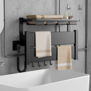 <span class=keywords><strong>Radiador</strong></span> Eléctrico para Baño, <span class=keywords><strong>Toallero</strong></span> Calefactor <span class=keywords><strong>de</strong></span> Pared con Termostato Inteligente, <span class=keywords><strong>Toallero</strong></span> Eléctrico <span class=keywords><strong>de</strong></span> Aleación <span class=keywords><strong>de</strong></span> Aluminio para Uso Doméstico - Product Image 1