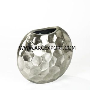 Vase à fleurs de luxe en aluminium de qualité pour décoration de table Pot à fleurs en métal de haute qualité poli miroir Vases à fleurs - Product Image 4