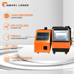 Machine de découpe et de soudage de métaux JUNFEI à laser fibre Raycus portable 1500W-3000W avec nettoyage automatique de la source, facile à utiliser - Product Image 2