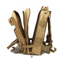 QXMOVING - Mochila Táctica de Aventura para Hombre, Sistema Molle, Oxford Impermeable, 3 Días, 40L, Camuflaje 3P, Duradera, con Compartimento Interior para Ordenador