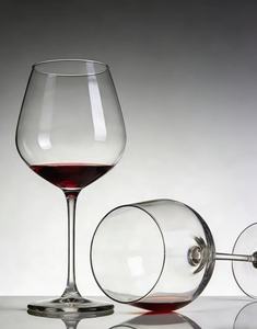 Wholesale Customized Transparent Heat Resistant Glass Cup Glass Red Wine Goblet logo Printable for Souvenir Gift