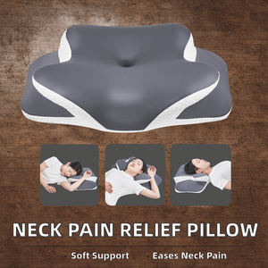 <span class=keywords><strong>Almohada</strong></span> de Cuello Moderna con Soporte para la <span class=keywords><strong>Cabeza</strong></span>, Plegable, de Espuma Viscoelástica con Contorno, <span class=keywords><strong>Anti</strong></span>-ronquidos, Ergonómica, Ignífuga, para Dormir - Product Image 4